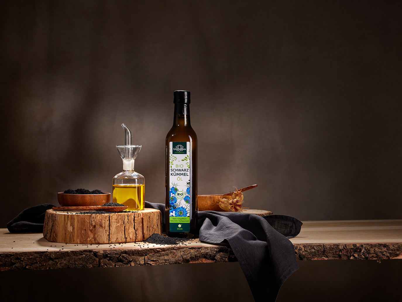 Huile de nigelle biologique non filtrée - 500 ml - de Unimedica